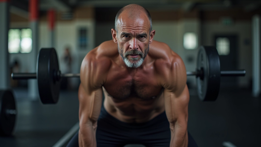 Person performing a scaled barbell squat with proper form in a CrossFit gym